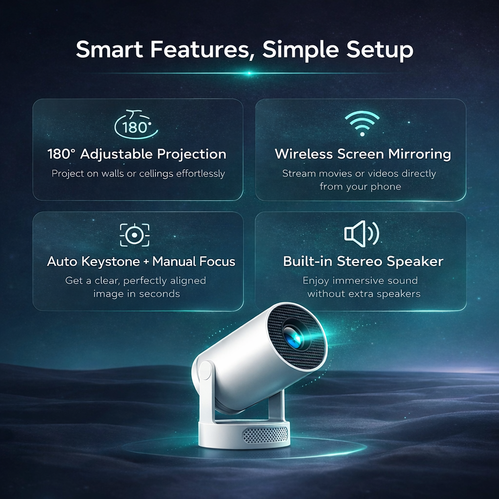 PhotonBeam™ Mini Smart Projector