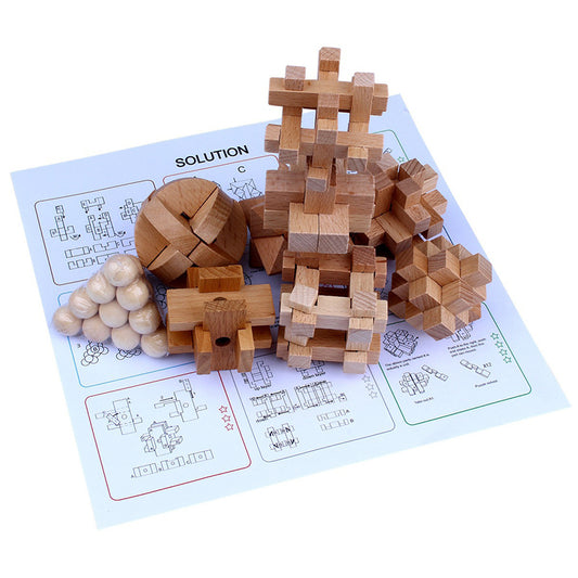 3D Handmade IQ Wooden Puzzle