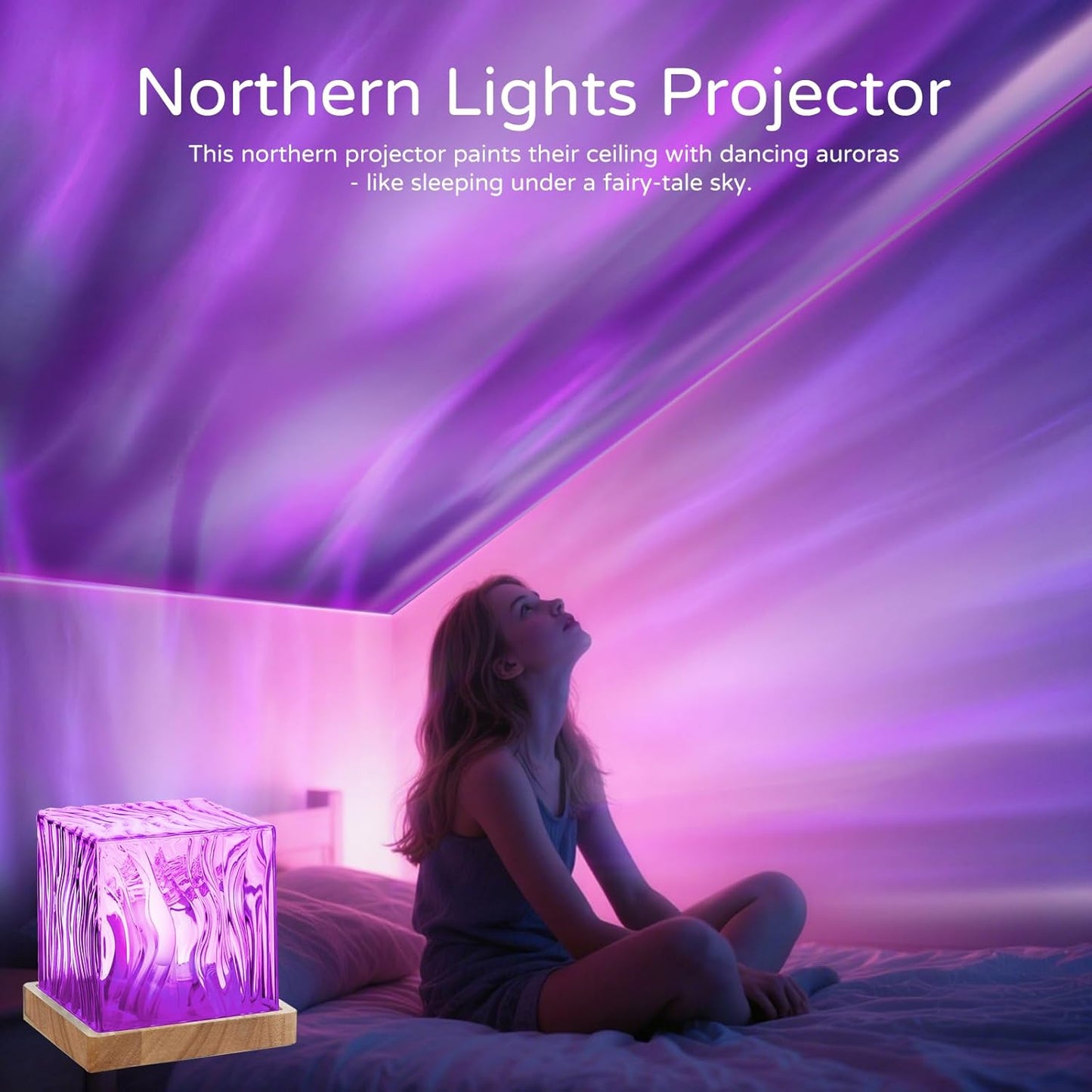 Aurora Borealis Crystal Projector